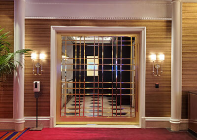 Hospitality Brass Pocket Doors