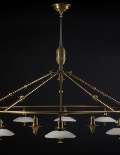 Brass Fixture Lighting AI Design by Magma Build Studios