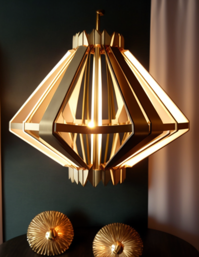 Brass Lighting AI Design by Magma Build Studios