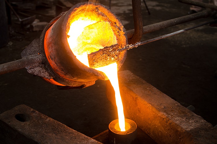 casting metal, metal fabrication with casting